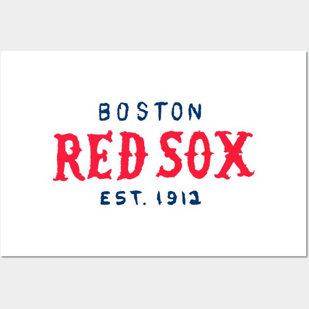 Boston Red Soooox Wall Art by Very Simple Graph